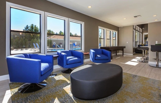 Sagecliff Apartments Clubhouse Seating Area