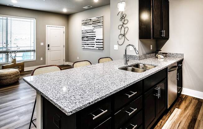 Kitchen at Sterling Prairie Trail North in Ankeny, IA