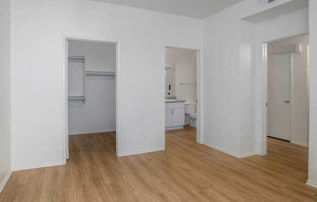 Bedroom with Hard Surface Flooring
