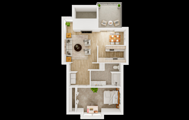 1 bed, 1 bath, 805 sqft, $1,625, Unit 0513