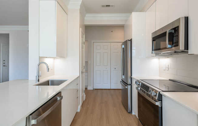 Kitchen with Stainless Steel Appliances
