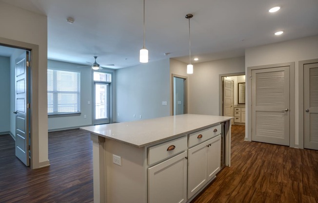 Alton Optimist Park Kitchen Island and Living Room