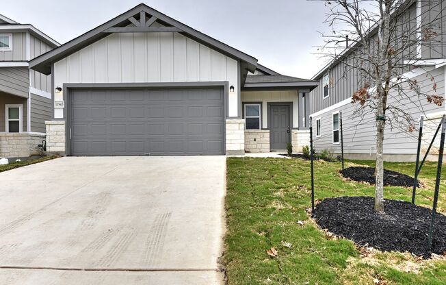 Gorgeous one story home!  3 bedrooms  | 2 bathrooms  |  Covered Patio  |  2 car garage  |  Just Painted