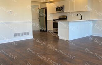 1 bed, 1 bath, 858 sqft, $1,795, Unit Apt A (lower left side)