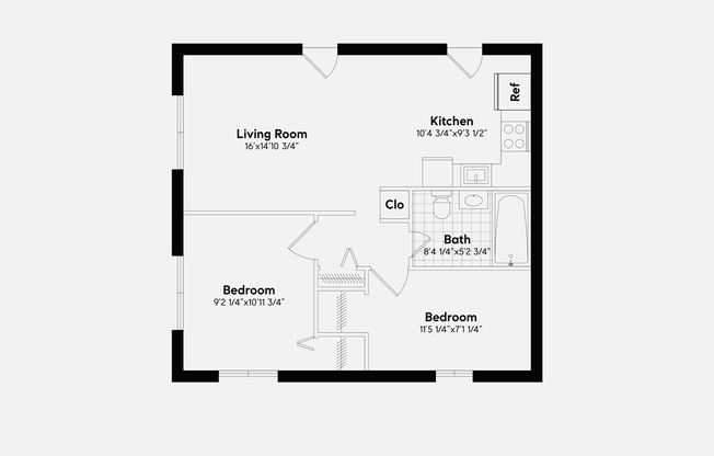 2 beds, 1 bath, 750 sqft, $2,950, Unit 13