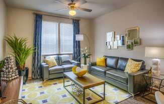 Living Room at The Strand Apartments in Oviedo, FL