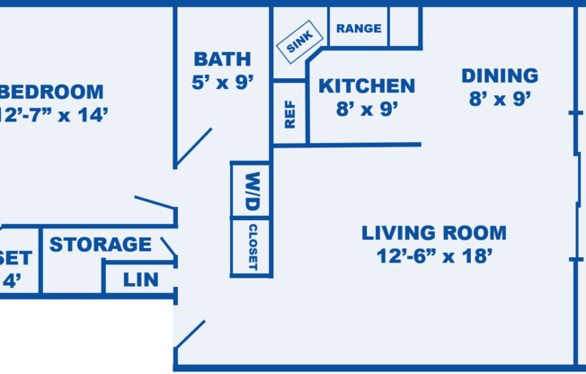 1 bed, 1 bath, 825 sqft, $1,705, Unit 532
