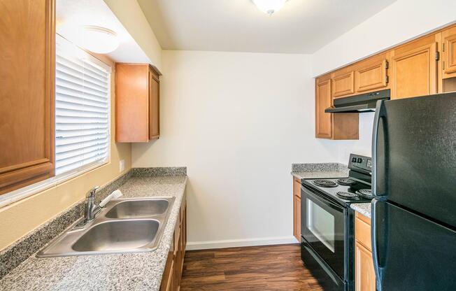 a modern kitchen with stainless steel appliances