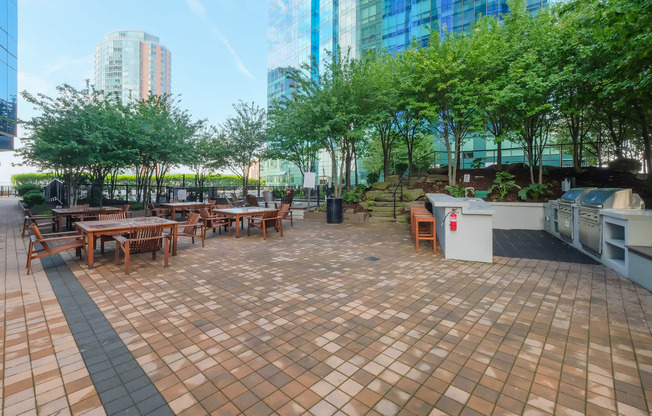 Outdoor Lounge with Grilling Area