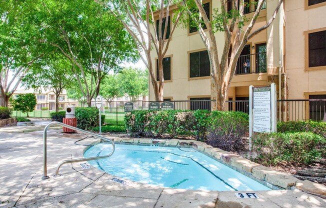 Heated Spa at The Canyons Apartments, Fort Worth, Texas