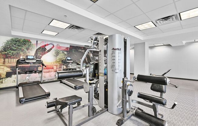 Fitness Center at Rivers Edge Apartments, Waukesha, WI