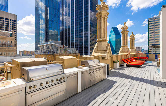 Rooftop BBQ station - The Kirby