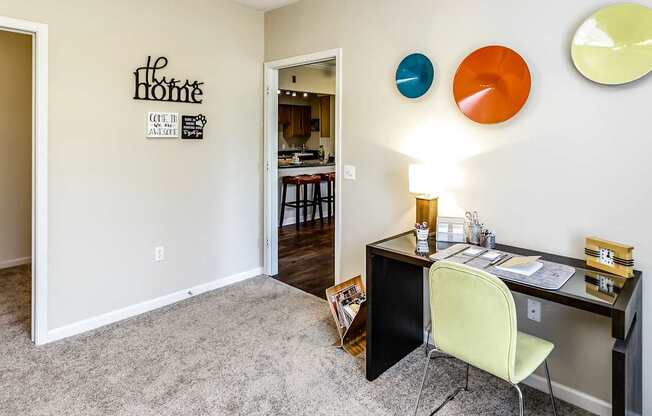 Open concept floor plans at The Larimore, Omaha, Nebraska