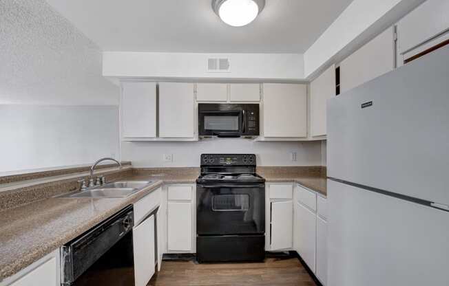 Fully Furnished Kitchen at Desert Vistas Apartments, Las Vegas, Nevada, 89142