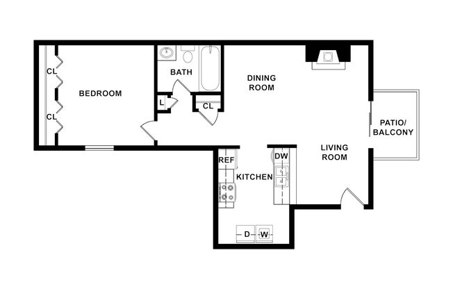 1 bed, 1 bath, 760 sqft, $1,180, Unit 11-1103