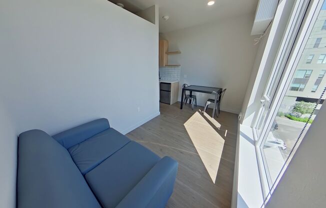 Studio, 1 bath, 314 sqft, $1,250, Unit 412