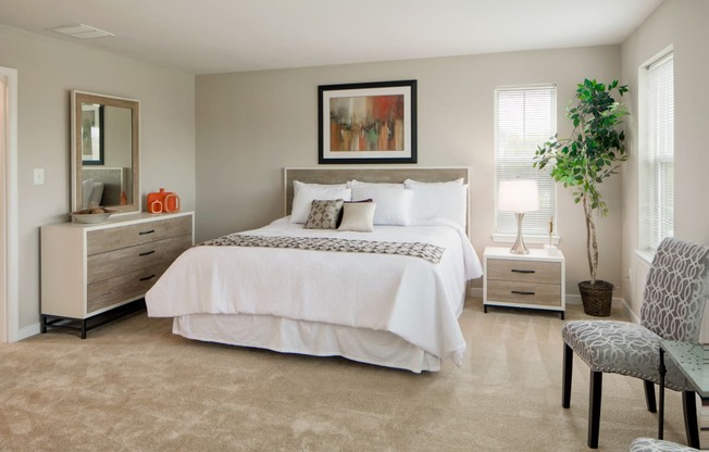 Spacious bedrooms with Over sized Windows at Townes at Pine Orchard, Ellicott City, MD 21042