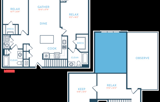 2 beds, 2 baths, 1,550 sqft, $4,357