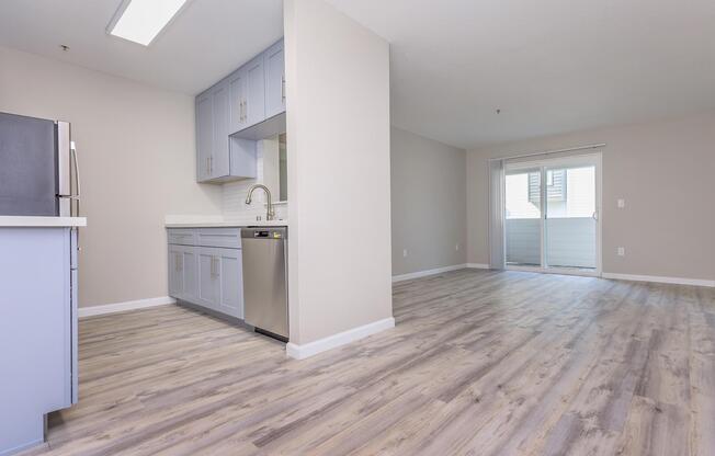 a view of a kitchen floor