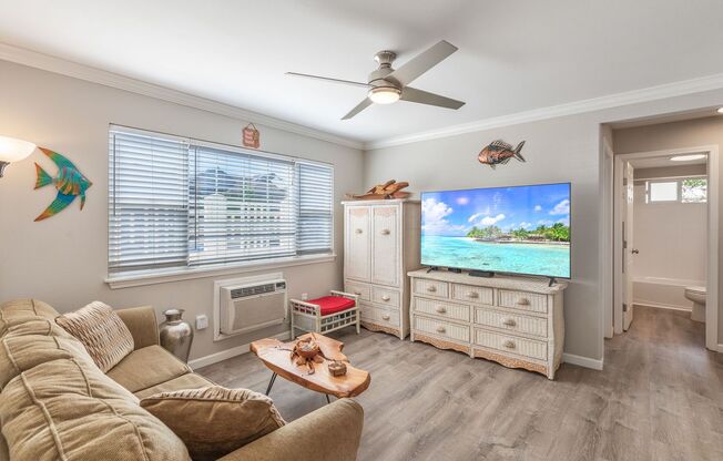 Fully furnished 2 bedroom, 2 bath at Villas at Kenolio