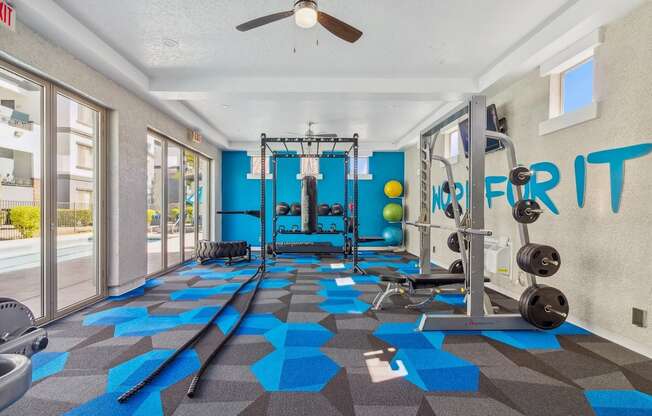 fitness center at Tribeca North