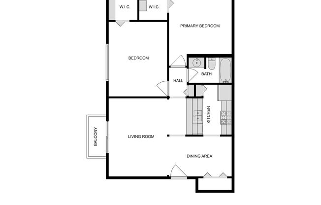 2 beds, 1 bath, 909 sqft, $1,700, Unit 048