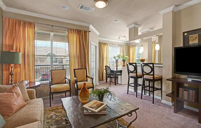 The Palms at Briarwood Living Room