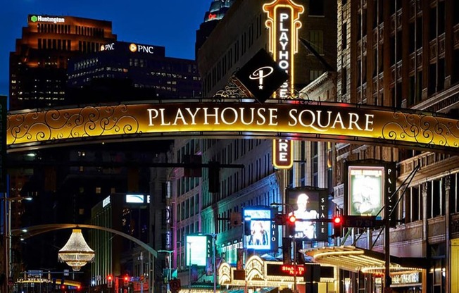 Playhouse Square at The Residences At Hanna Apartments, Cleveland