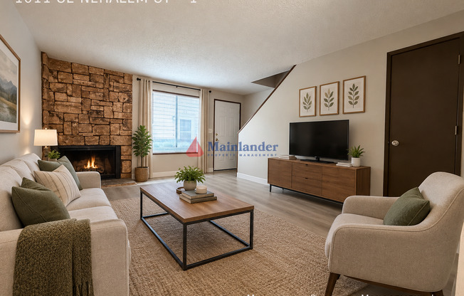 2 Bed Townhome in Heart of Sellwood, Brand New Flooring & AC Minisplits