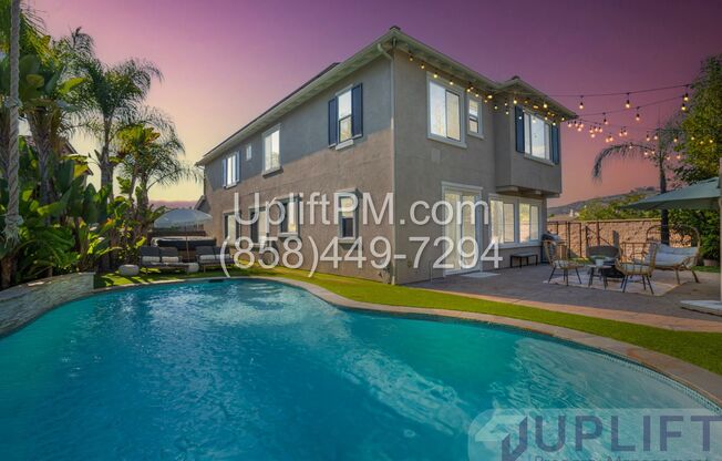 Spacious 5-Bedroom Home with Pool & Spa in San Elijo Hills ** MOVE IN SPECIAL $500 OFF FIRST MONTH'S RENT!**