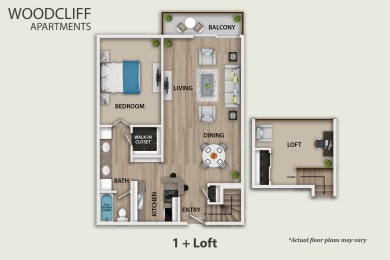 1 bed, 1 bath, 800 sqft, $2,975