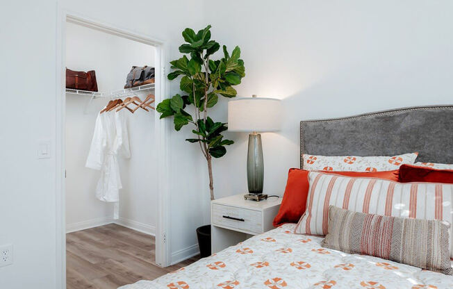 Bedroom With Closet at The Missions at Rio Vista, California