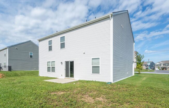 Newly built 3 bedroom and 2.5 bath home with garage.