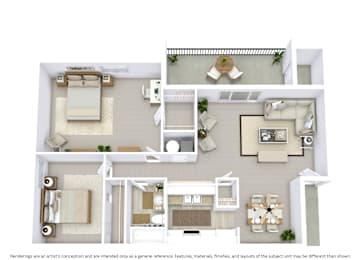 2 beds, 1 bath, 904 sqft, $1,095