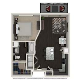 1 bed, 1 bath, 758 sqft, $1,772