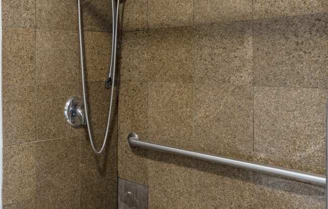 Bathroom Shower at The Presidio Apartments ,San Diego,California