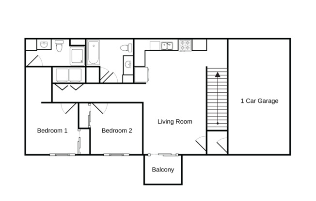 2 beds, 2 baths, 1,004 sqft, $1,345, Unit WI 3525-30