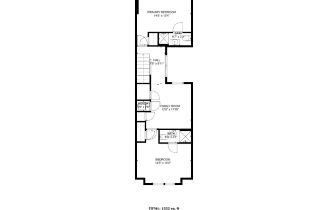 4 beds, 4 baths, 1,322 sqft, $2,800, Unit B