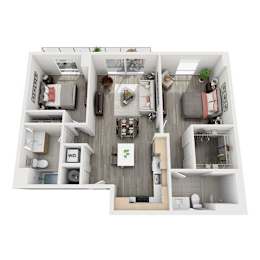 2 beds, 2 baths, 1,057 sqft, $3,350