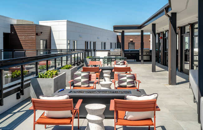 Rooftop Deck and Grilling Area