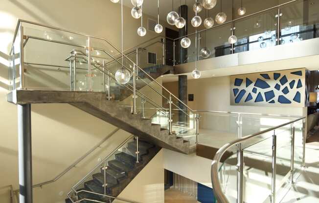 The Maxwell Staircase at The Maxwell Apartments, Arlington, VA, 22203