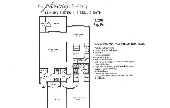 2 beds, 2 baths, 1,230 sqft, $2,140, Unit 072-037C