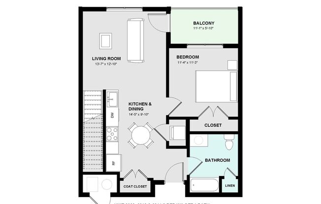 2 beds, 1 bath, 938 sqft, $1,875, Unit 6311