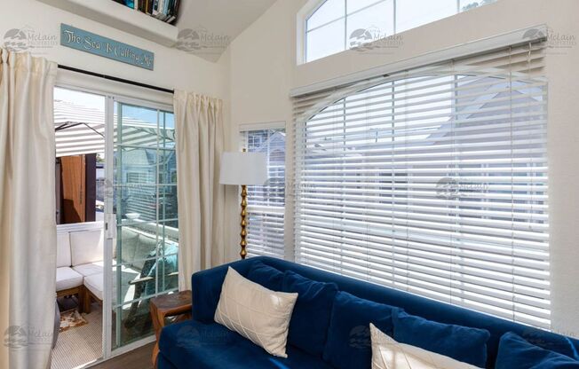 Steps to the sand in Encinitas, your two bedroom home on the 101