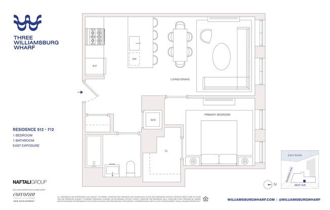 1 bed, 1 bath, $5,250, Unit 512