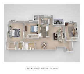3 beds, 2 baths, 1,237 sqft, $2,275