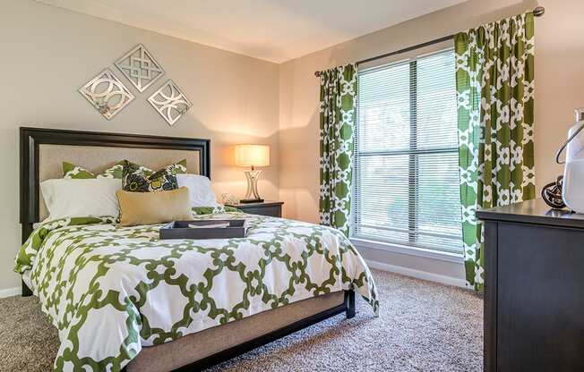 Beautiful Bright Bedroom With Wide Windows at Canter Chase Apartments, Louisville