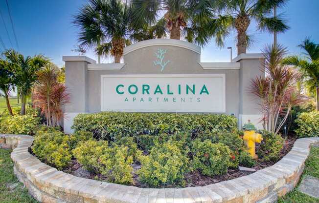 Coralina Apartments | Cape Coral, FL | Entry Sign