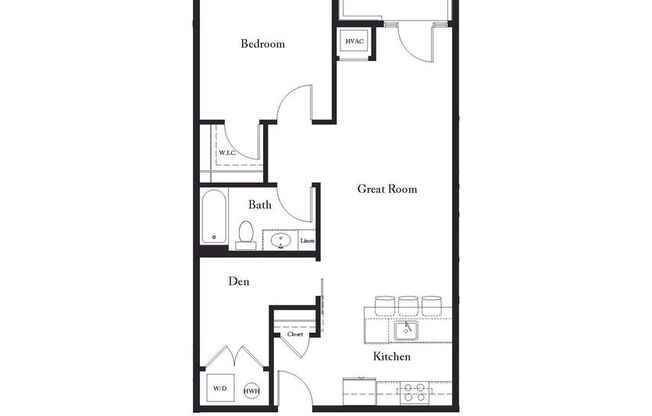 1 bed, 1 bath, 883 sqft, $2,095, Unit 121