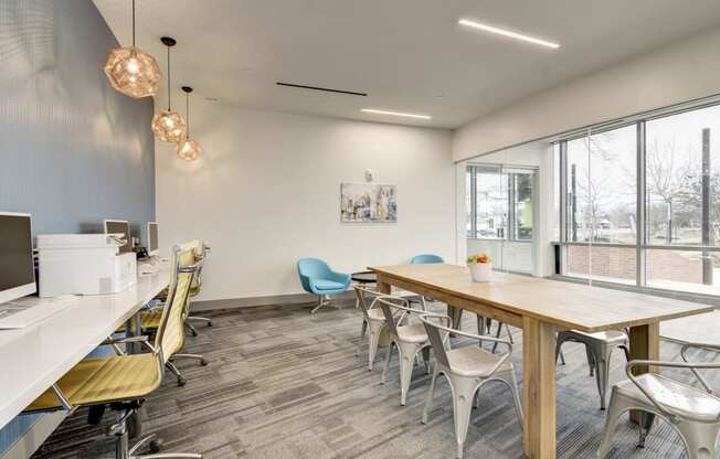 Business Center at The Oxford Apartments, Oxon Hill, MD